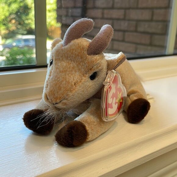 Goatee The Billy Goat 1999 Ty Original Beanie Baby in Mint Condition 7” w tags - Picture 2 of 6